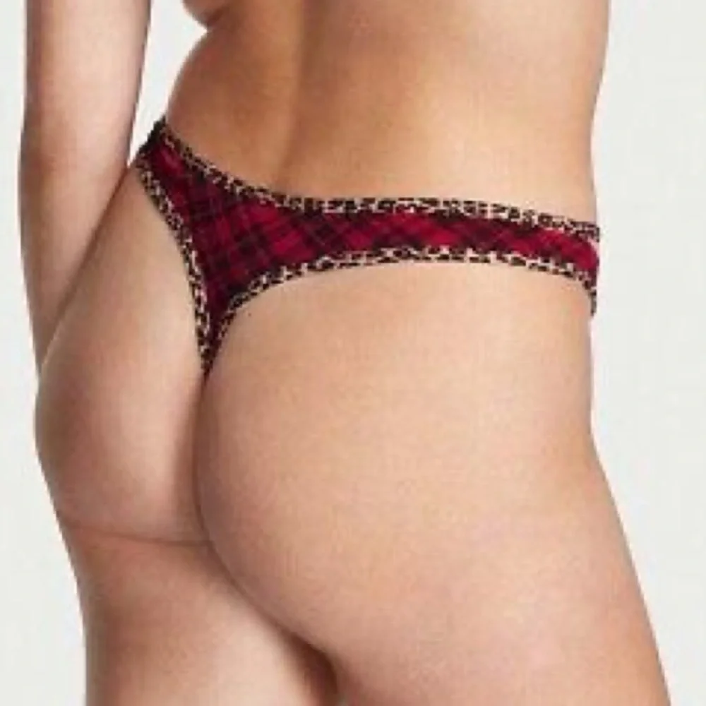 Victoria’s Secret Strappy Plaid Thong NWT - Picture 7 of 12